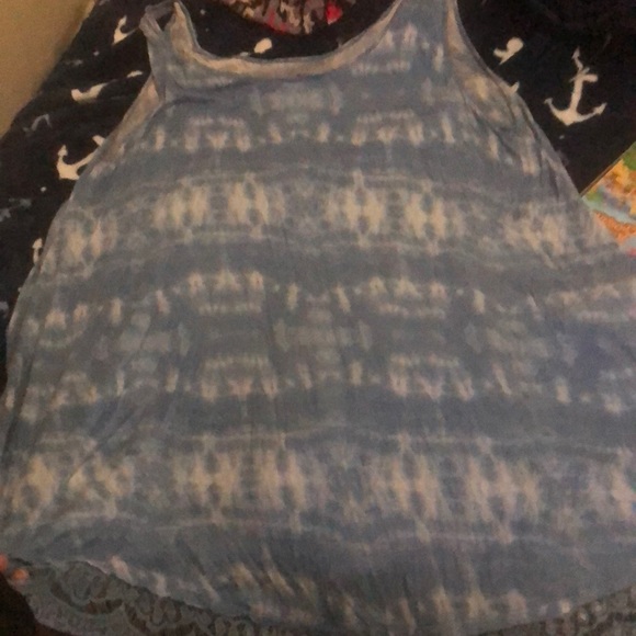 Blue long tank top, can be used as a dress as well - Picture 1 of 1